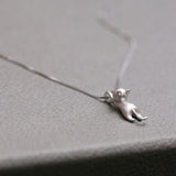 Neko Desu Silver Necklace