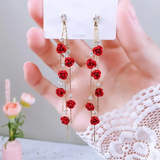 Rose Shower Earrings