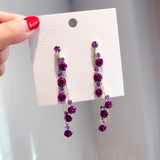 Violet Shower Earrings