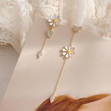 Daisy Asymmetrical Earrings