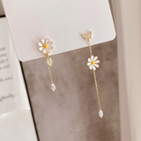 Daisy Asymmetrical Earrings