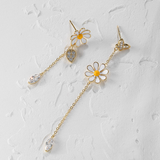 Daisy Asymmetrical Earrings