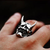 Hannya Mask Ring