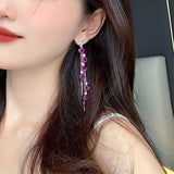 Violet Shower Earrings